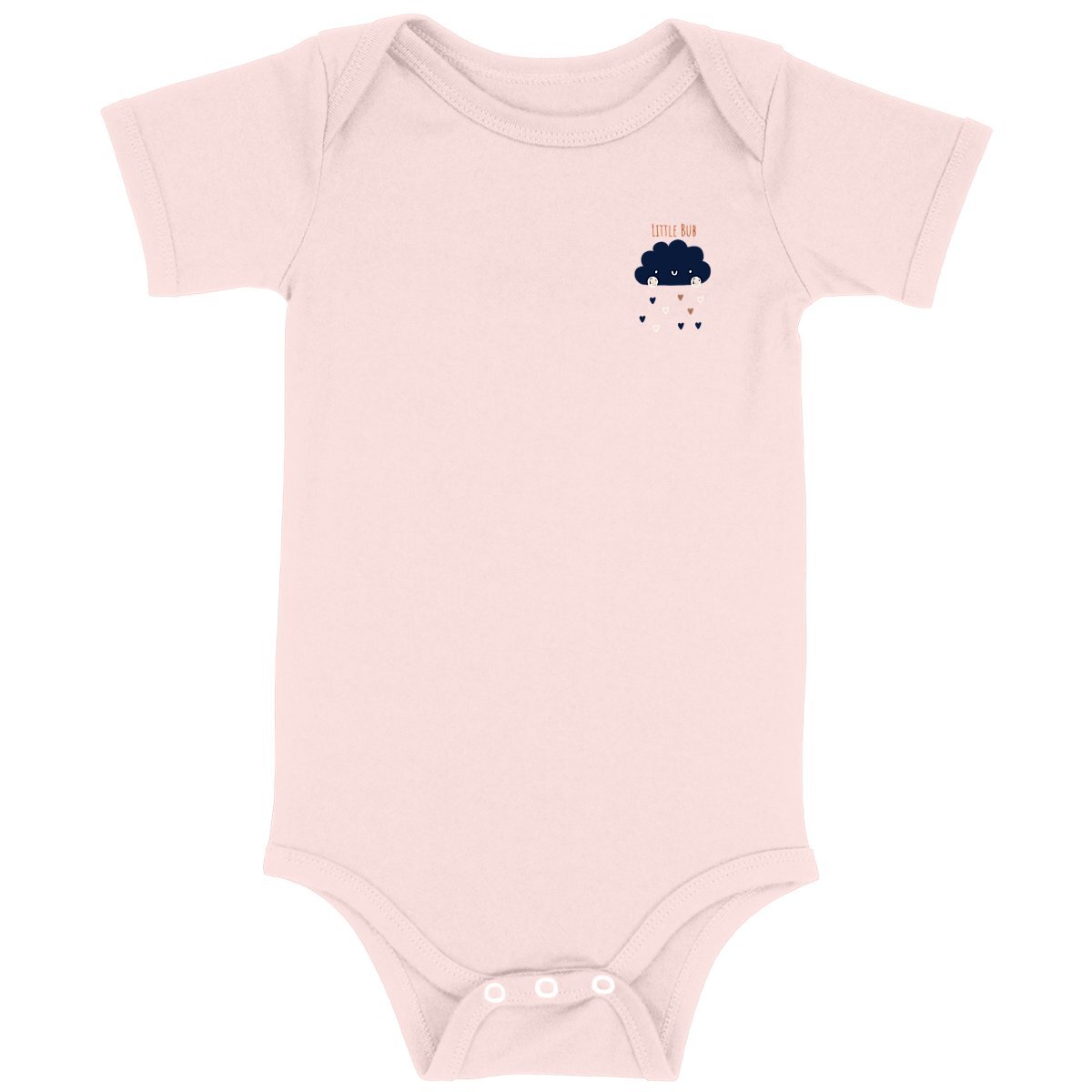 Little Bub organic romper - Cloud D Blue