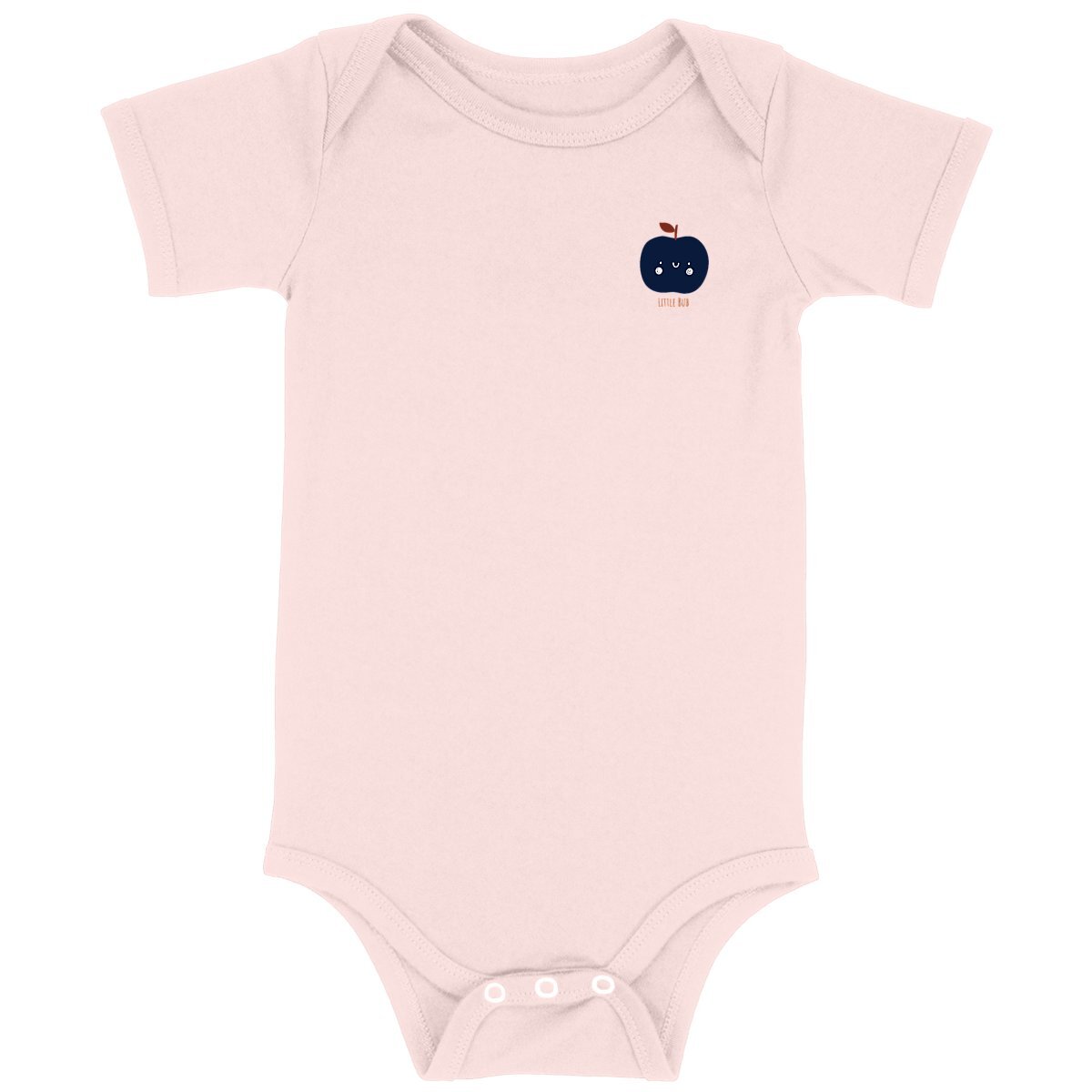 Little Bub organic romper - Apple D Blue
